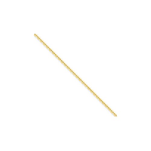 Jewelryweb Cable Chain Diamond Ankle Bracelet