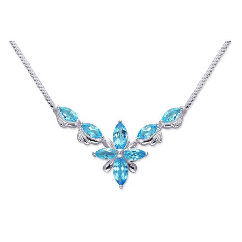 Oravo Full Body 5.25 carats Marquise Shape Swiss Blue Topaz Multi