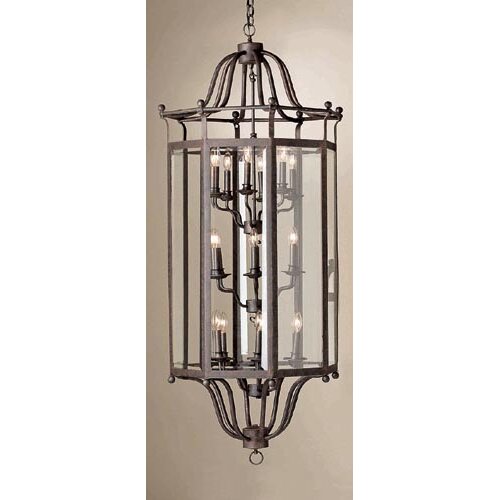 World Imports Lighting Iron 4 Light Hanging Lantern