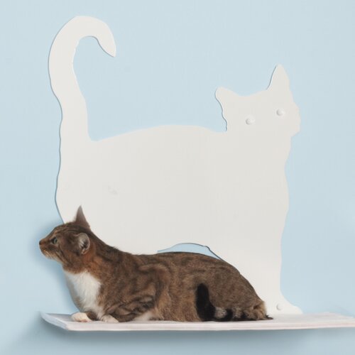 The Refined Feline 23 Cat Silhouette Prance Cat Shelf