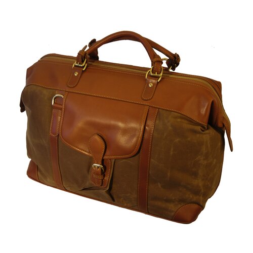 Mulholland Brothers Waxed Canvas Shorthorn Weekener Duffel