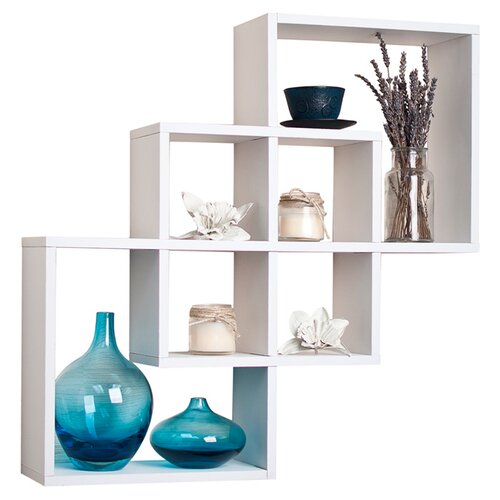 DanyaB Intersecting Wall Shelf