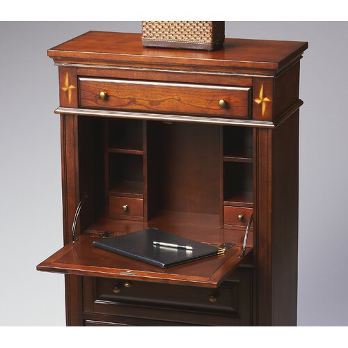 Butler Plantation Cherry Secretary with 3 Drawers