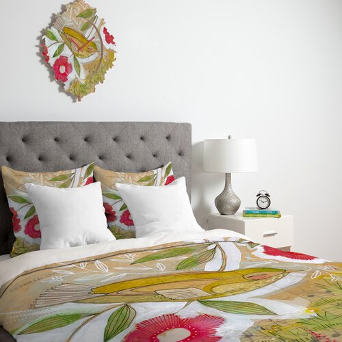 DENY Designs Cori Dantini Sweet Meadow Bird Duvet Cover Collection