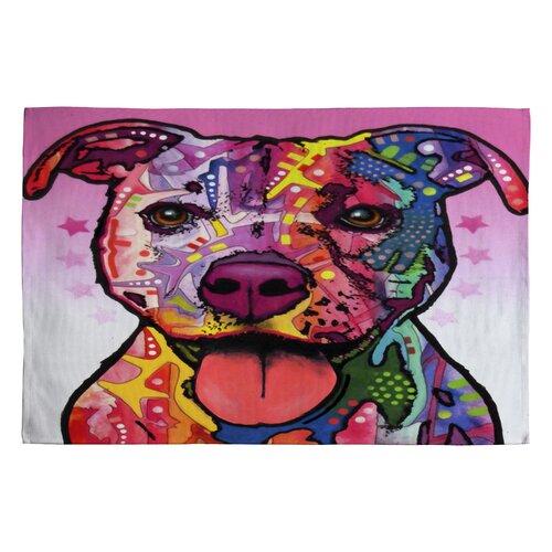 DENY Designs Dean Russo Cherish The Pitbull Novelty Rug