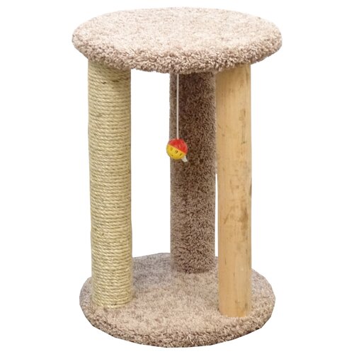 New Cat Condos Round Multi Cat Scratch Post