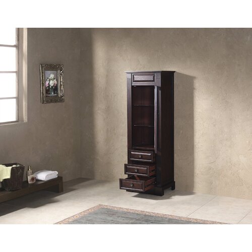 James Martin Furniture Classico 20.5 x 67 Freestanding Linen Tower