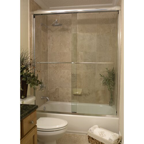 Coastal Industries 3/8 Frameless Paragon Bypass Shower Enclosure