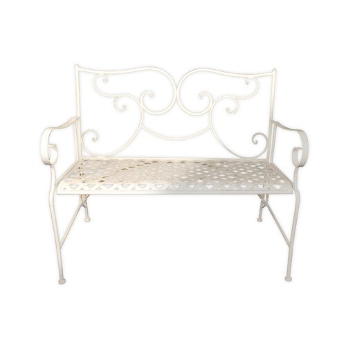 JJ International Camilla Series Metal Garden Bench