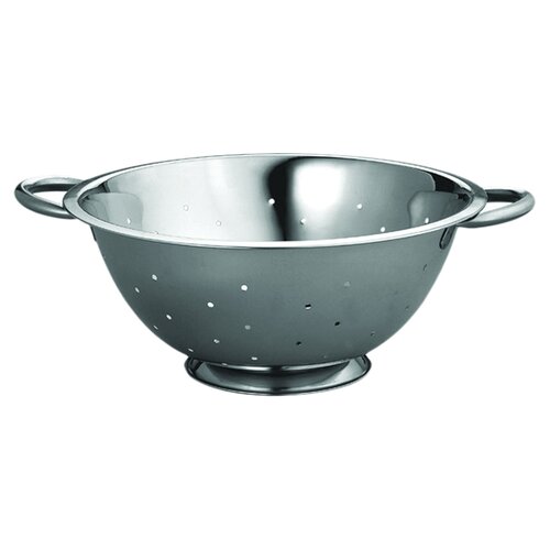 Gourmet Chef Stainless Steel Deep Colander with Piper Handles