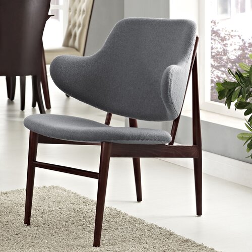 Modway Cherish Wood Lounge Chair