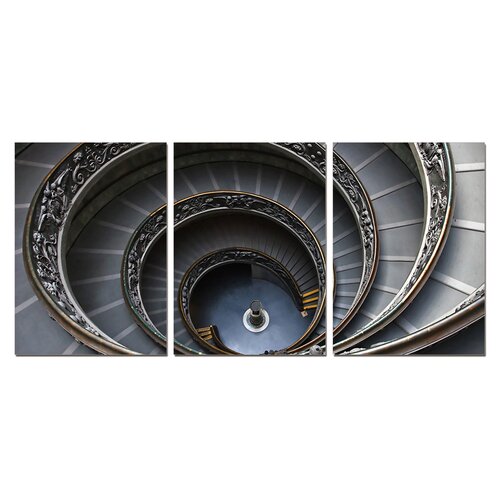 BZB Goods Spiral Stairway Modern Wall Art Decoration