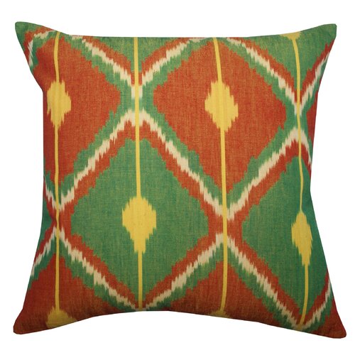 123 Creations Rossette 100% Linen Screen Print Pillow