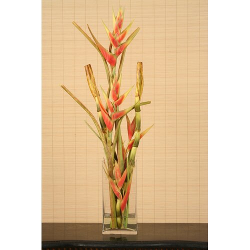 Nearly Natural Bird of Paradise Liquid Illusion Silk Flower