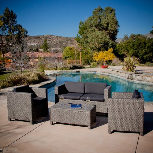 Home Loft Concept Tauton Outdoor Wicker Sofa Set