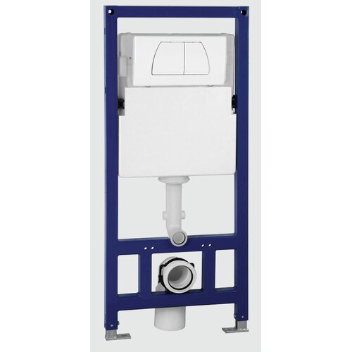 Dual Flush Wall Tank and Carrier for Wall Mounted Toilets | Wayfair