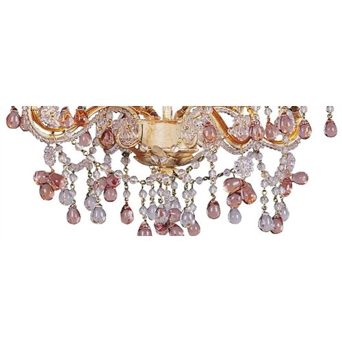 Crystorama Paris Flea Market Mini Candle Chandelier in Champagne