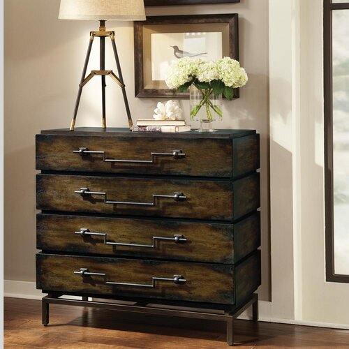 HGTV Home 4 Drawer Barn Hall Chest