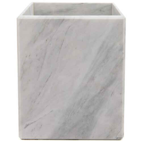 Waterworks Studio Luna Marble Wastebasket & Reviews | Wayfair