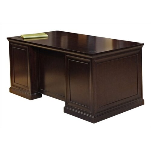 kathy ireland Home by Martin Furniture 72 Double Pedestal Executive