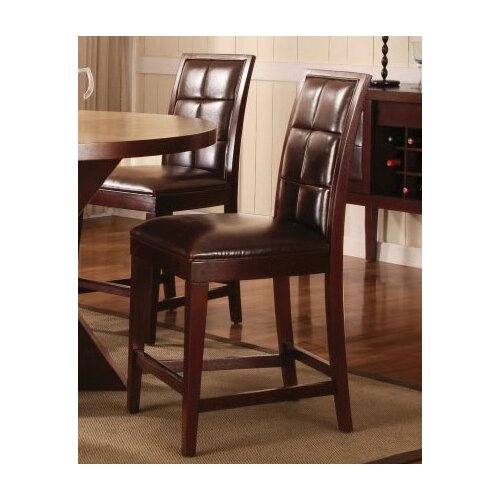 Modus Hudson Dining Biscuit Back Counter Stool in Coffee Bean (Set of