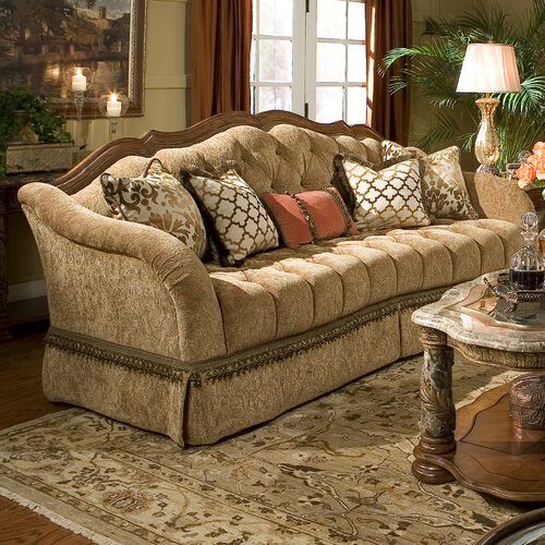 Michael Amini Villa Valencia Tufted Sofa & Reviews | Wayfair