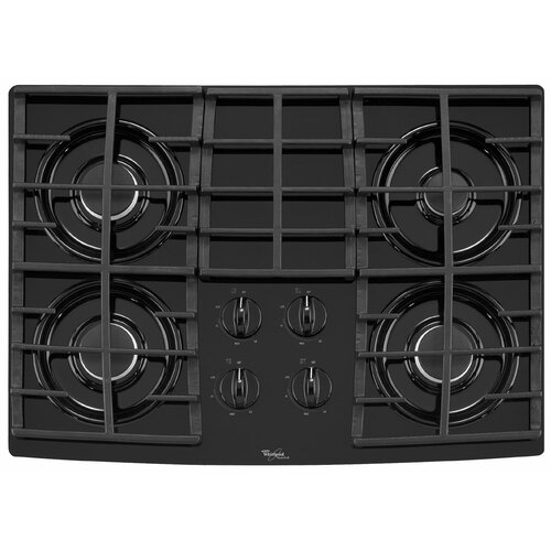 Summit Appliance 4 Burner Island Gas on Glass Cooktop