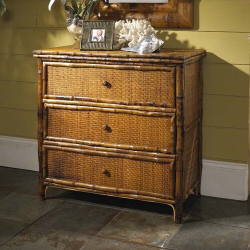 Kenian Coastal Chic 3 Drawer Accent Chest