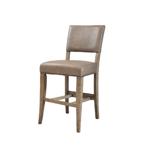 Hillsdale Charleston Parson Non Swivel Counter Stool in Distressed