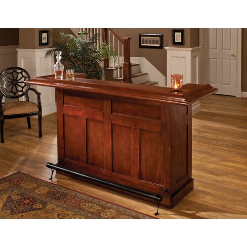 Hillsdale Large Cherry Wrap Around Bar