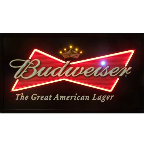 Neonetics Budweiser Bowtie Neon LED Poster