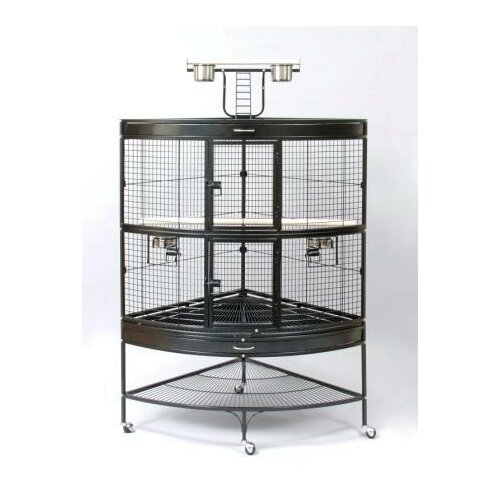 Prevue Hendryx Large Bird Cage with Storage Shelf