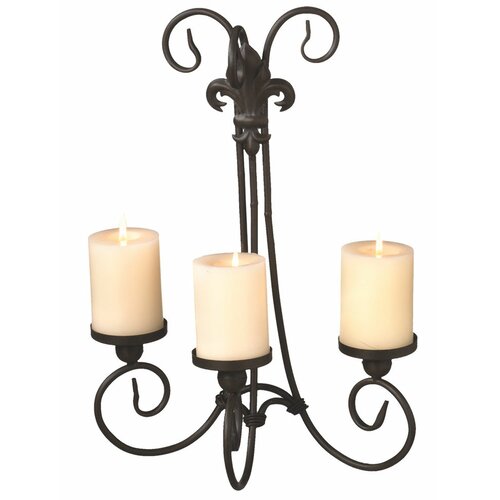 Midwest CBK Fleur de Lis Triple Wall Sconce