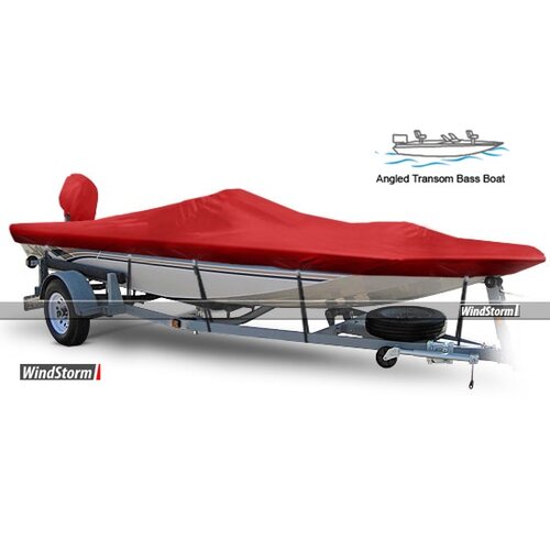 Windstorm Angled Transom Bass Boat Cover