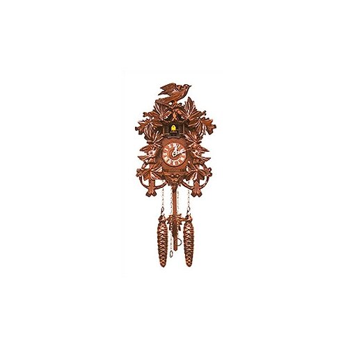 Black Forest Cuckoo Clock with Oak Leaves