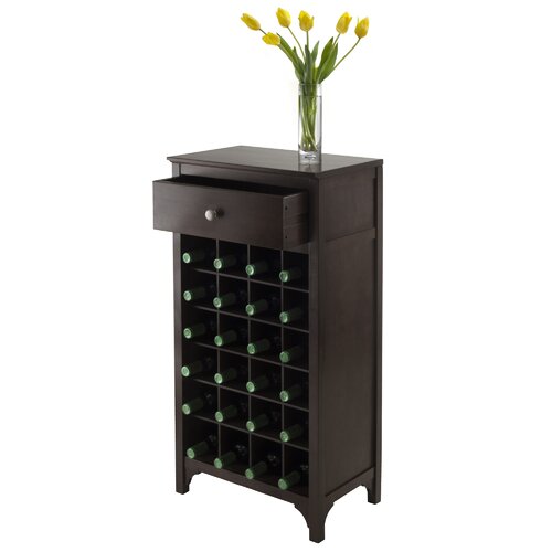 Winsome Ancona Modular 24 Bottle Tabletop Wine Cabinet