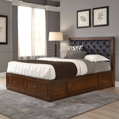 Home Styles Duet King Platform Panel Bed