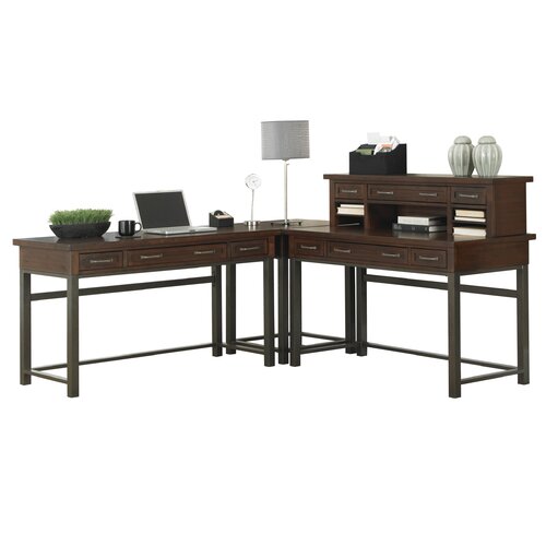 Home Styles Cabin Creek L Shape Desk Office Suite