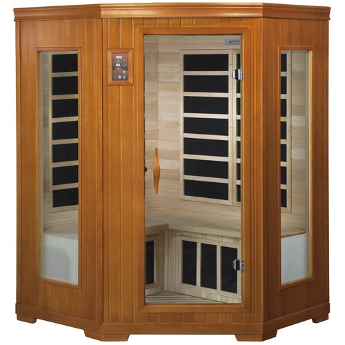 Dynamic Infrared Grand 2 3 Person Corner Carbon FAR Infrared Sauna