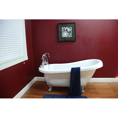 Cambridge Plumbing 68.62 x 28.5 Claw Foot Slipper Tub   ADES