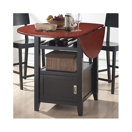 Wholesale Interiors Baxton Studio Dayton Modern Drop Leaf Pub Table