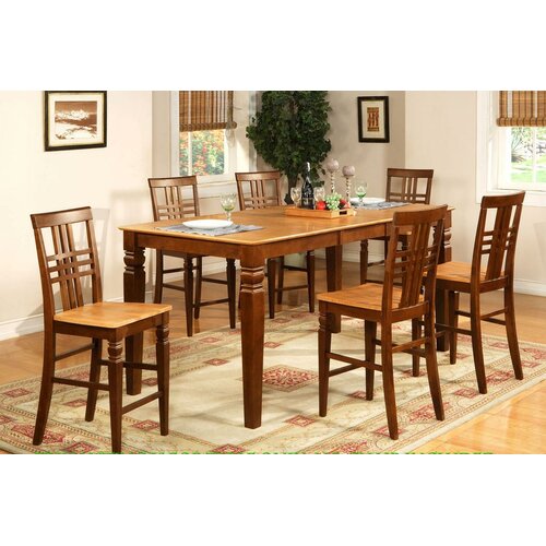 WOIM Logan 7 Piece Counter Height Dining Set