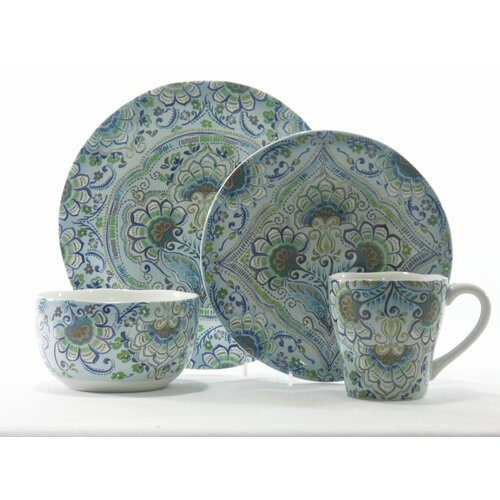 222 Fifth Aisha 16 Piece Dinnerware Set