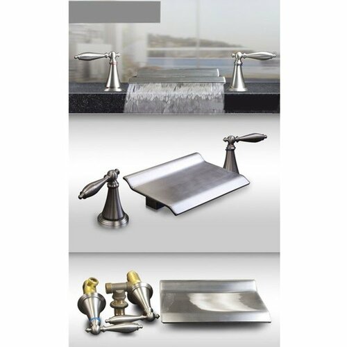 Kokols Double Handle Roman Waterfall Bath Tub Faucet