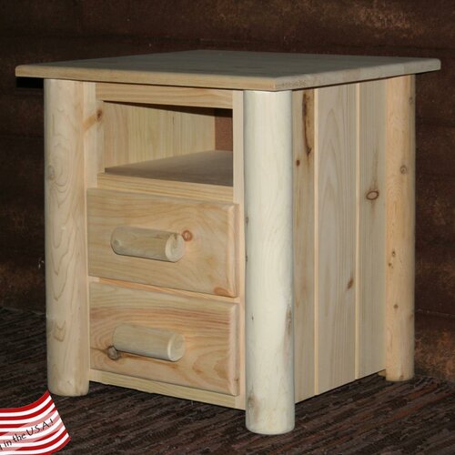 Lakeland Mills Frontier 2 Drawer Nightstand