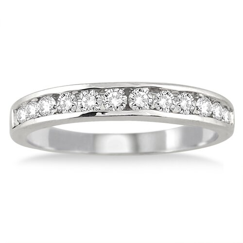 Szul Round Cut Channel Set Diamond Band