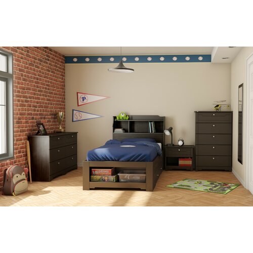 Nexera Dixon Bookcase Captain Bedroom Collection