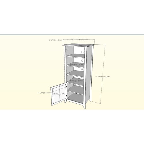 Nexera Vice Versa Entertainment Center