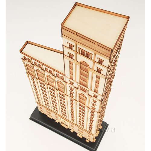 Old Modern Handicrafts Old New York Time Building Sculpture