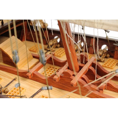 Old Modern Handicrafts Xebec Sailing Model Ship